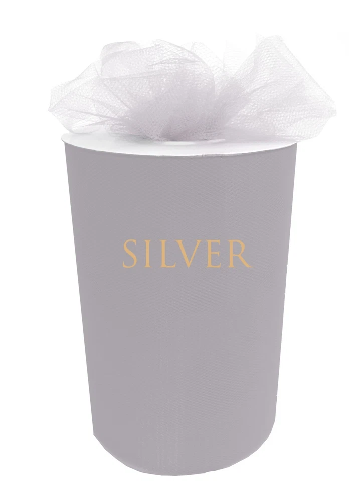 100/200/300 yard TULLE Roll Spool 6" Tutu Wedding Gift Craft Bow Decoration - Image 1 of 1