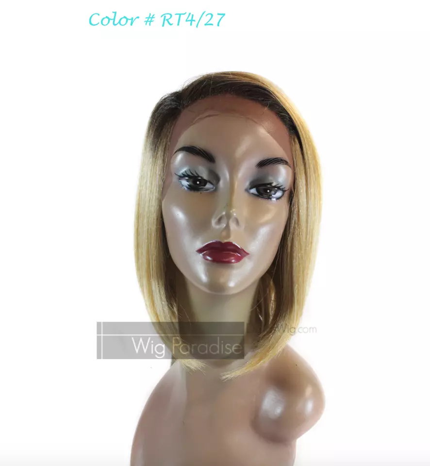 Motown Tress Synthetic Full Straight Bob Beyonce Style LSDP Olay Lace Front Wig - Image 1 of 3