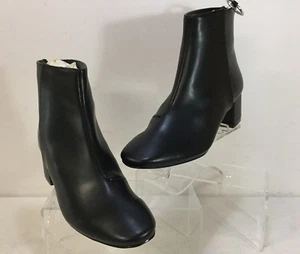 Boohoo Skylar-1 Lyse O-Ring Ankle Boot Black Women’s Sz UK 4 US 6 - Picture 1 of 8
