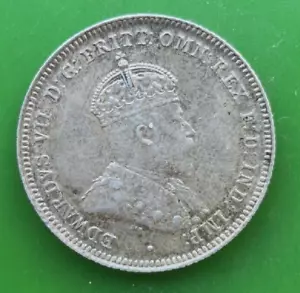 1910 Australia Edoardo VII moneta argento uno scellino buone condizioni #1727c - Foto 1 di 2