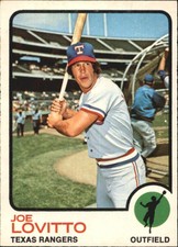 1973 O-Pee-Chee Texas Rangers Baseball Card #276 Joe Lovitto - NM