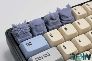 My Hero Academia Keycap Set | Unpainted Resin Artisan Caps | Cherry MX | Bakugo - Picture 1 of 10