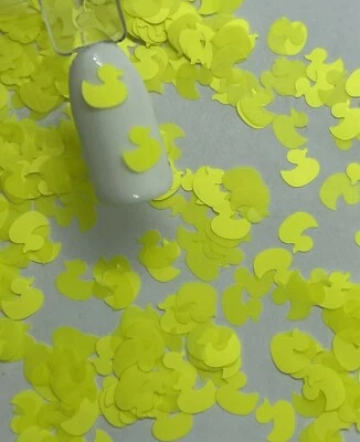 Yellow Rubber Duck Nail Glitter | 1 TSP | Gel Nail Art & Acrylic - Image 1 of 4
