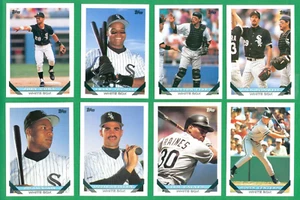 Juego de equipo Topps Chicago White Sox 1993 casi nuevo/como nuevo Fisk Thomas Bo Al West Champions - Imagen 1 de 4