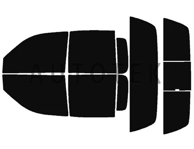 Película de ventana precortada en todos los lados cualquier tono % para Dodge Dakota Crew 2000-2004 Foto 1 de 4