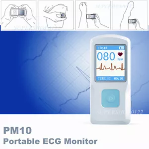 Promotion PM10 Handheld Mobil Tragbar Chronisches EKG Herz Schläge Alarm CE FDA - Bild 1 von 8
