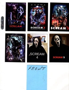 SCREAM CUSTOM NEUHEIT HANDELSKARTE 6 KARTEN SET - Bild 1 von 2