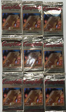 Rare Vtg 1995 Campbells Soup Premium Collectors Cards Sealed / LOT OF 9 PACKS