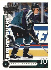 1997-98 Donruss Priority Anaheim Ducks Hockey Card #109 Sean Pronger SP