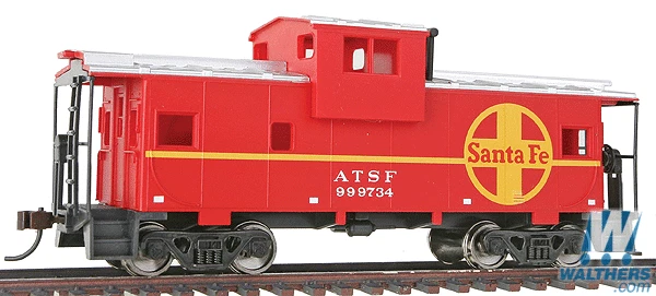 Walthers Trainline 1503 Red SANTA FE Wide Vision CABOOSE Yellow Cross Logo NIB - Image 1 of 1