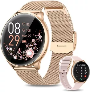 Smartwatch Women's 2024 Bluetooth Waterproof Sports Watch Fitness Watch Pedometer - Picture 1 of 8