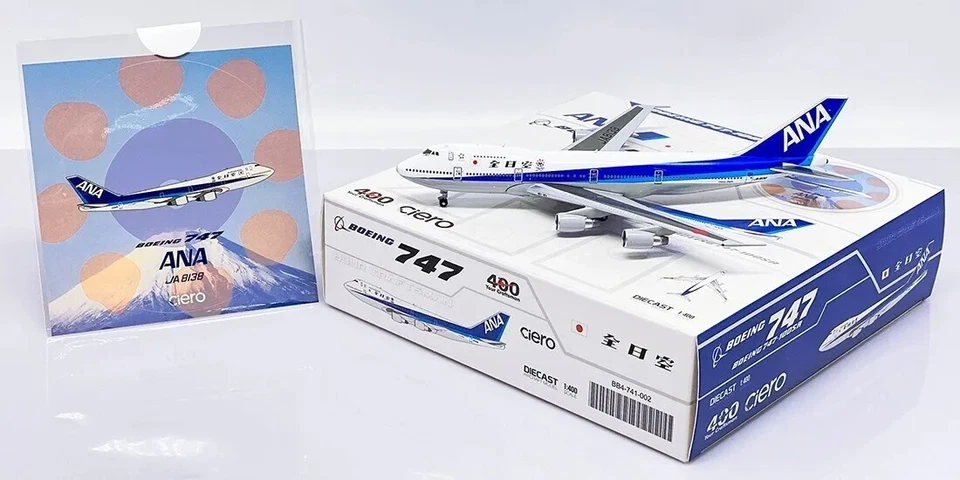 JC WINGS ANA B747-100SR 带贴纸 1: 400 压铸 BB4-741-002 现货 — 第 1/1 张图片
