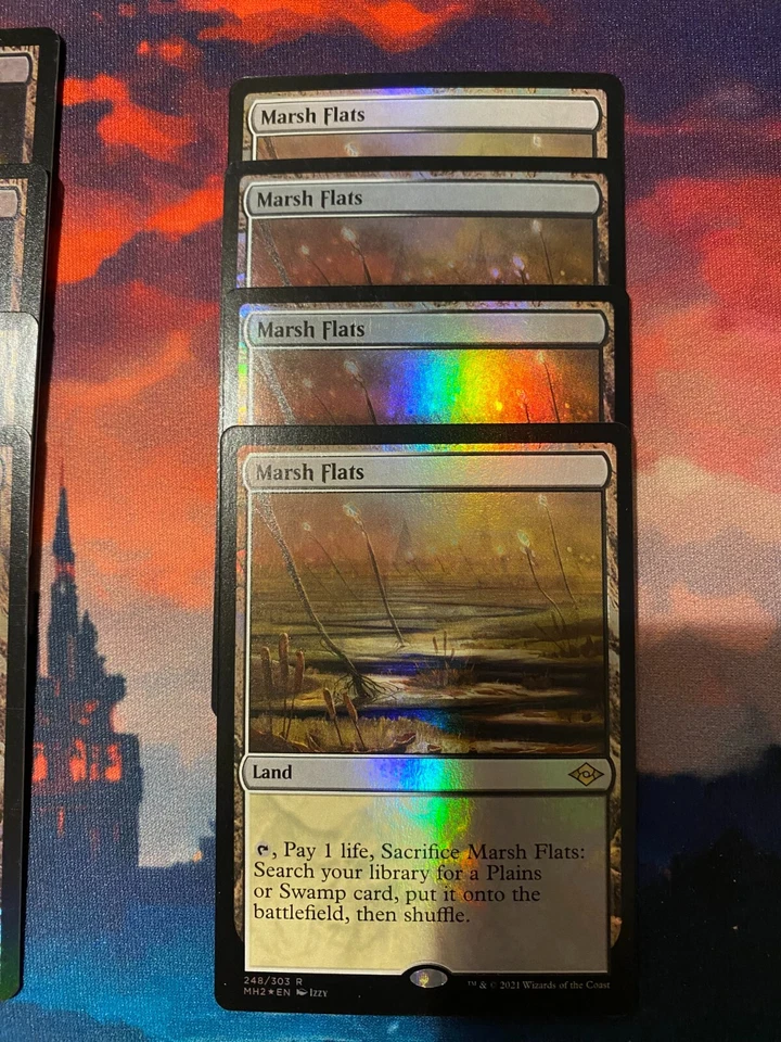 MTG Modern Horizons 2 Marsh Flats Foil x 4 - Image 1 of 1