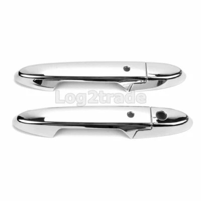 FOR HONDA VEZEL HR-V 2014-2021 CHROME FRONT DOOR HANDLE COVER TRIM W/ SMART - image 1 of 4