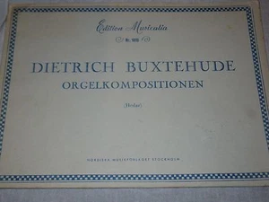 Dietrich Buxtehude Orgelkompositionen - Edition Musicalia 1010 - 9 Lieder - Bild 1 von 1