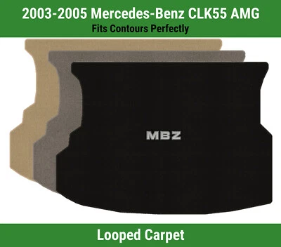 Alfombrilla de maletero Lloyd Classic Loop para Mercedes-Benz CLK55 AMG del 03-05 con apliques MBZ Foto 1 de 4
