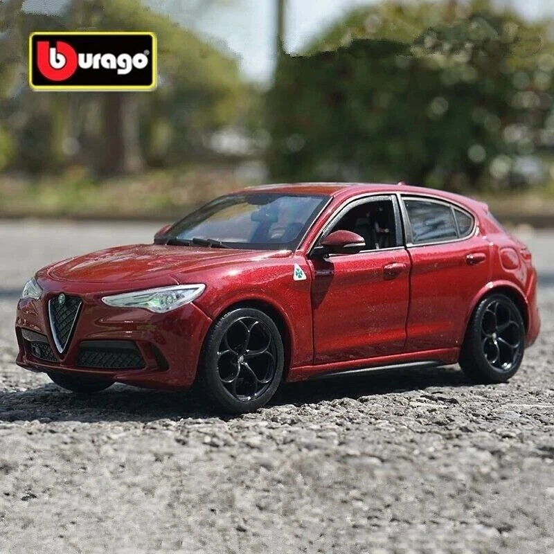 Новый 1/24 Alfa Romeo Stelvio внедорожник сплава автомобиля модель литая игрушка коллекционный подарок - Изображение 1 из 4