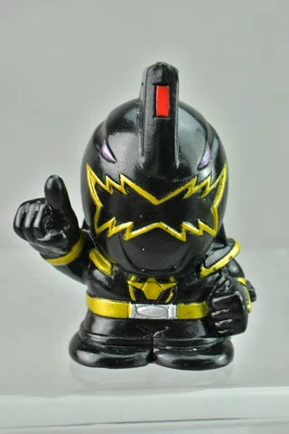 Super Sentai Bakuryuu Abaranger Abare Black Asuka #3 Finger Puppet 2003 Dino Cover