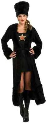 Sexy Disfraz Negro Mujer Rusa Cóctel Fiesta Elegante Halloween Adulto Foto 1 de 2