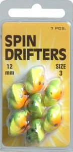 5 paquetes Danielson 12 mm Spin Drifters fuego tigre color SDP3FT - Imagen 1 de 1