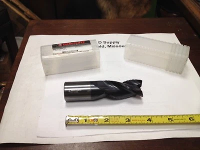 DATA FLUTE SSC31000C11, Carbide Roughing End Mill, 1"x1"x2"x4", 3-Flute - Image 1 of 4