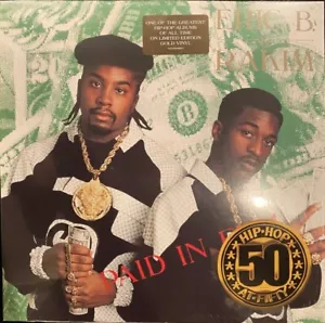 SEALED Eric B & Rakim (PAID IN FULL) 2LP / 12" LIMITED *GOLD VINYL* EDITION - Picture 1 of 4
