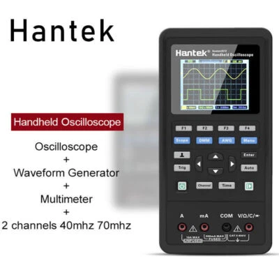 Hantek 2D72 2C72 2D42 2C42 3in1 Handheld Oscilloscope Digital Multimeter Tester - Image 1 of 4