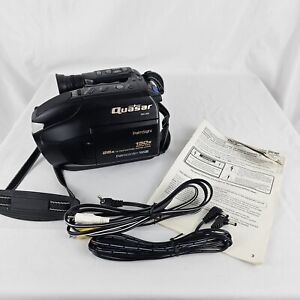 Quasar Palm Sight Camcorder VM-L459 VHS-C With Cords & Manual -Missing Battery