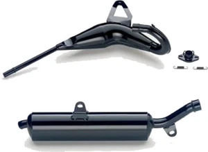 HAHN66 Auspuff passend für YAMAHA DT 80ccm 80 LC2 Komplettanlage schwarz ohne AB - Bild 1 von 1
