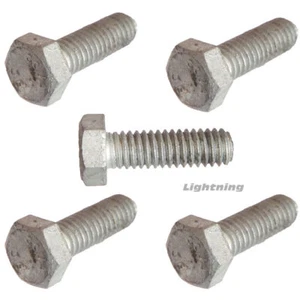 3/8-16 x 1" Sechskantschrauben feuerverzinkt Zylinderschrauben und Muttern Menge 25 - Bild 1 von 1