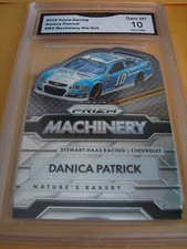 DANICA PATRICK 2016 PRIZM STEWART-HAAS RACING MACHINERY DIE-CUT # M2 GRADED 10