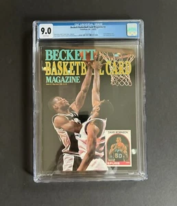 David Robinson 1990 Beckett Basketball Magazine #2 CGC 9.0 VF/NM - Picture 1 of 3
