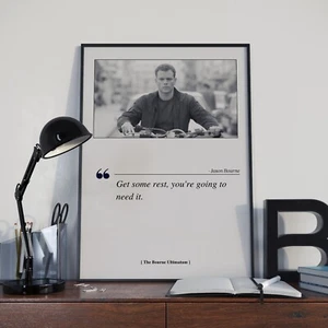 Das Bourne Ultimatum Filmposter Druck, Filmzitat - ungerahmt - Bild 1 von 3