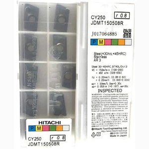 Hitachi JDMT150508R CY250 Hartmetall-Einsätze 10 STCK./Box Neu - Bild 1 von 4