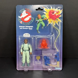 The Real Ghostbusters Kenner Retro: Winston Zeddemore & Chomper Ghost Figur Neu - Bild 1 von 12