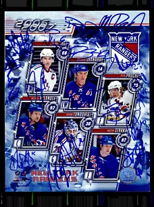 18 Signature New York Rangers 2006-07 Team Signed 8x10 Photo Jagr Lundqvist + - Picture 1 of 1