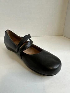 Abeo Biosystem Women’s Size 7 N Black Leather Mary Jane Shoes - Picture 1 of 8