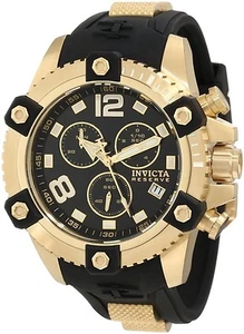 Swiss Made Invicta 11172 Reserve Arsenal 18K Gold Tone Chronograph Mens Watch - Picture 1 of 6