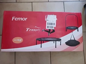 Ø101cm Fitness Trampolin Faltbar Indoor/Outdoor Minitrampolin Jumping leise150kg - Bild 1 von 2