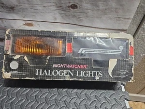 Vintage NOS PM NIGHTWATCHER Halogen Clear Driving Lamps Light KIT V-529-2 -NIB - Picture 1 of 3