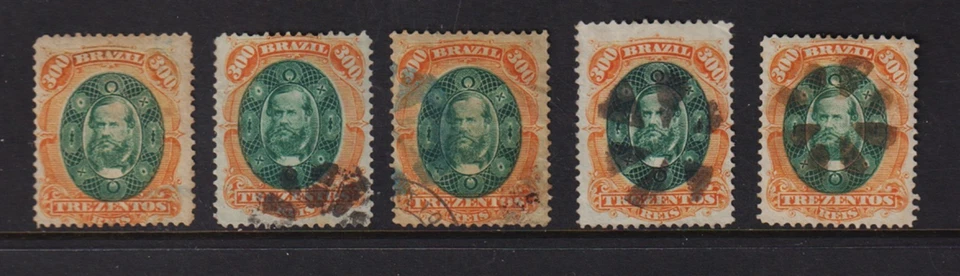 Бразилия - #78 x 5 б/у, кошка. 125,00 долл. США - Изображение 1 из 1