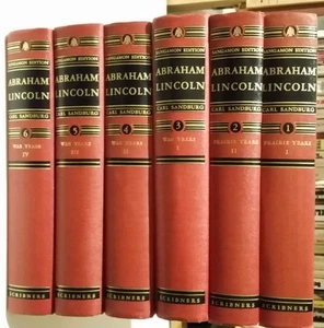 ABRAHAM LINCOLN Sangamon Edition 6 Volume set; The Prairie Years, 2 vols; The - Bild 1 von 4
