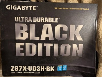 GIGABYTE ATX Intel Z97X-UD3H-BK DDR3 Z97 LGA 1150 SATA 6Gbps Gigabit Motherboard - Image 1 of 4