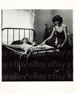 Two Women Lesbian BDSM Bondage Lingerie Tied Up Nude 8x10 Vintage Photo L120 - Picture 1 of 1
