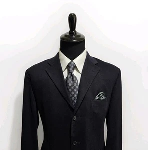 Vintage Polo by Ralph Lauren Blazer Herren 44 L 100% Pure Cashmere Italy Sport Mantel - Bild 1 von 19