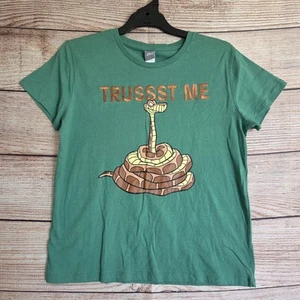 Disney Jungle Book Shirt ~ Size L Men's Women's ~ Kaa - Trussst Me - Picture 1 of 6