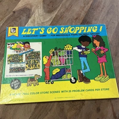 Vintage "Let's Go Shopping" Game by Trend Enterprises - 1979 98% Complete! - Image 1 of 4
