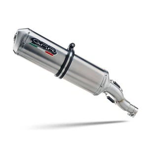 TERMINALE DI SCARICO GPR SATINOX INOX PER HONDA XRV 650 AFRICA TWIN 88-89 RD03 - Picture 1 of 3