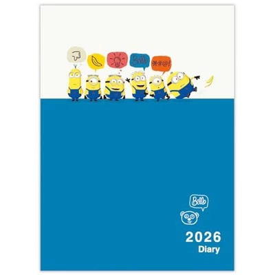 Hallmark Minions 2026 A5 Monatlich Familie Planer Start Dez Diary Zeitplan Buch - Bild 1 von 3