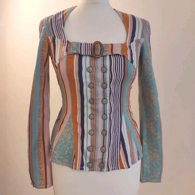 Christian Lacroix Womens Peplum Jacket 34 inch / 86 cm Bust S French Vintage 90s - Photo 1/4